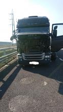 Problems with the clutch at a Scania in Italy.